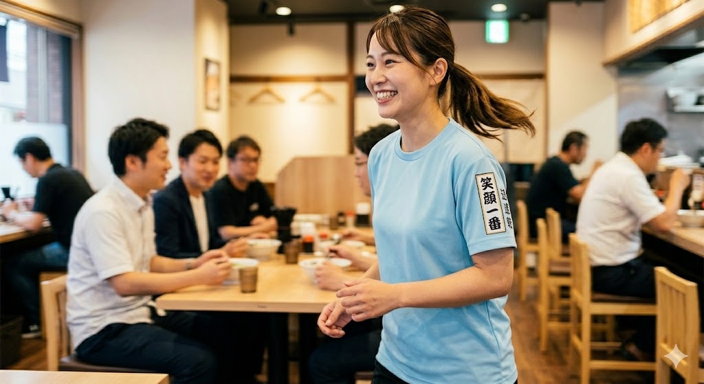 快適で動きやすいドライTシャツの着用イメージ
