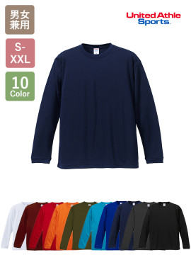 4.7オンス ドライシルキータッチ ロングスリーブ Tシャツ(ローブリード)