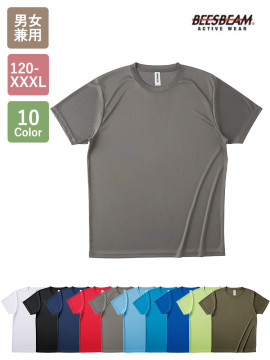 4.0oz ファンクショナルドライTシャツ