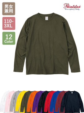 5.6オンス ヘビーウェイト長袖Tシャツ